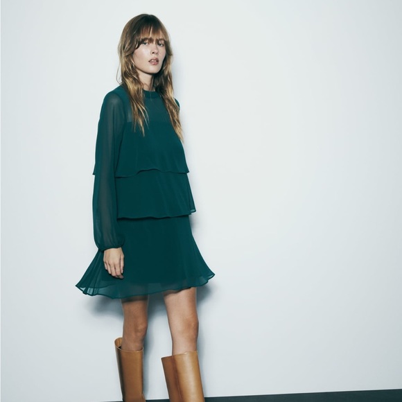 NWOT ruffle dress - Picture 3 of 6